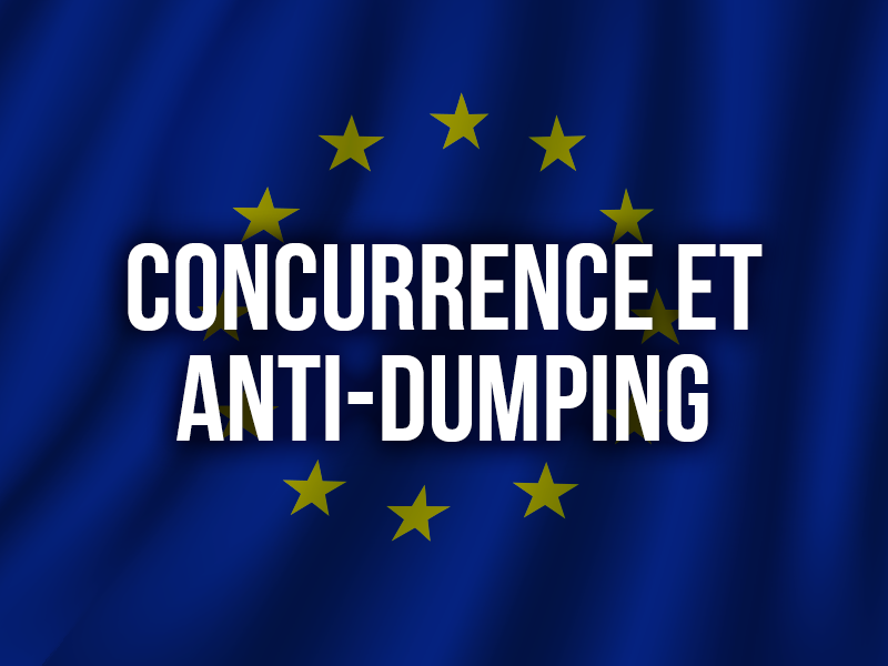 CONCURRENCE ET ANTI-DUMPING