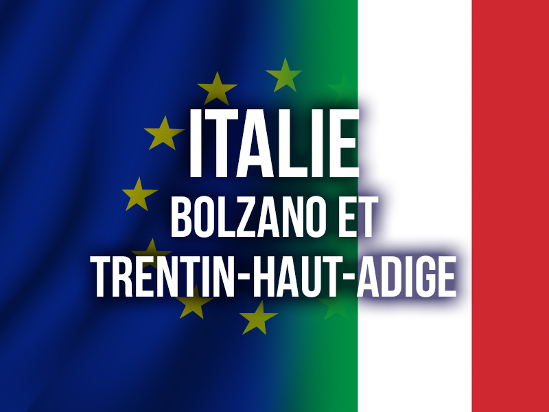 ITALIE - BOLZANO ET TRENTIN-HAUT-ADIGE