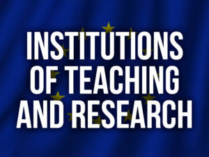 Institutions of teaching and research